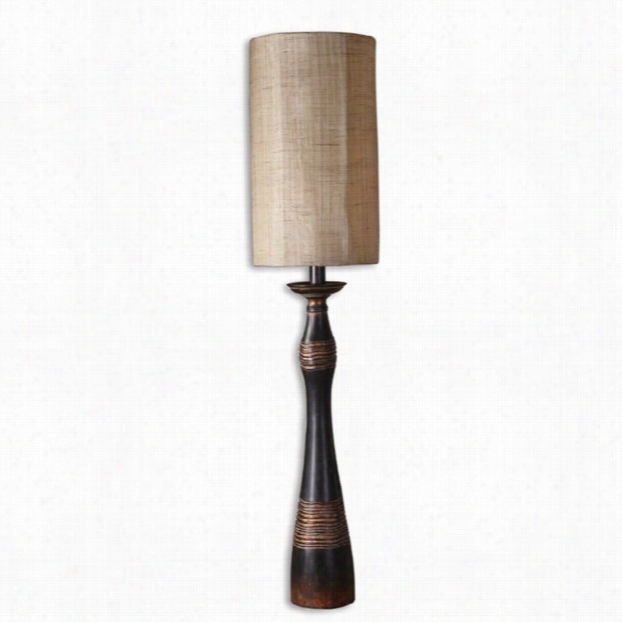 Uttermost Dafina Buffte Lamp In Distresssed Aged Bla Ck