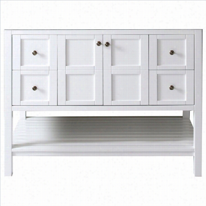 Virtu Usa Winterfell 48 Bathroom Conceit Cabinet In White