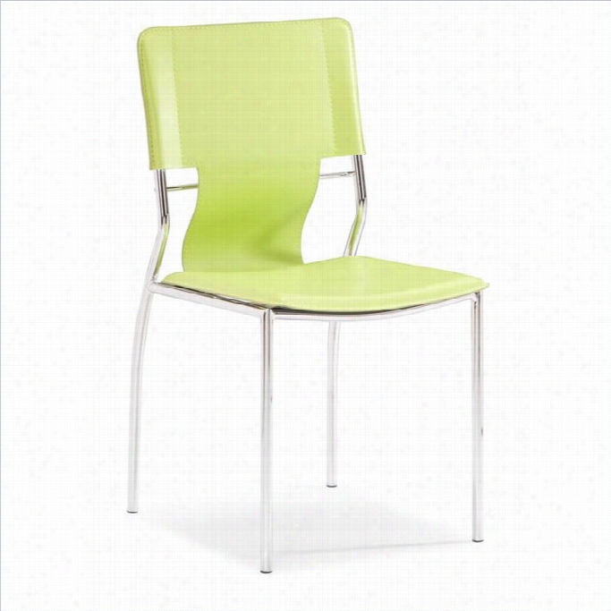 Zuo Trafico Dining Chair In Green