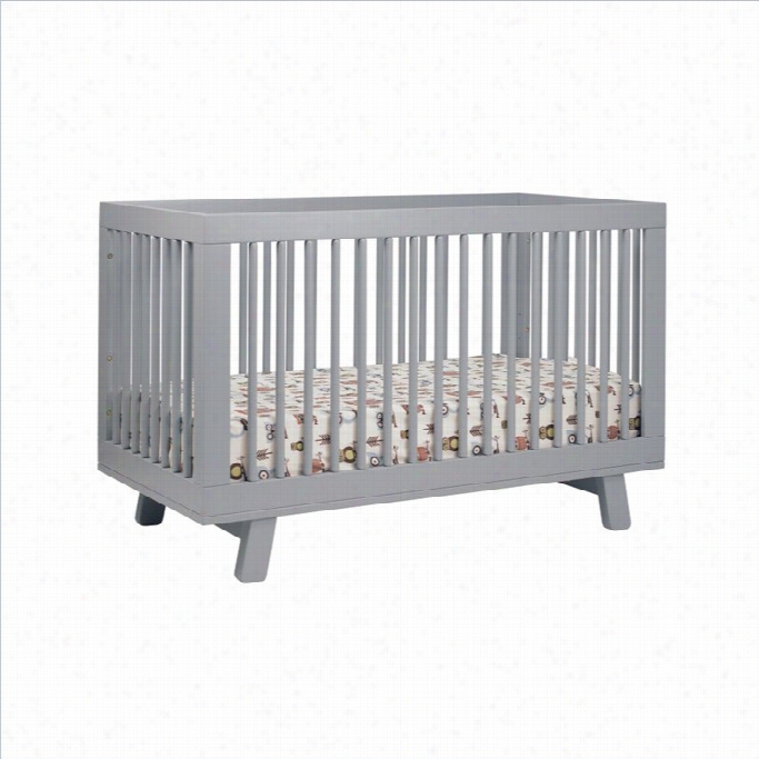 Babyletto Hudson 3-in-1 Convertible Crib In Grey