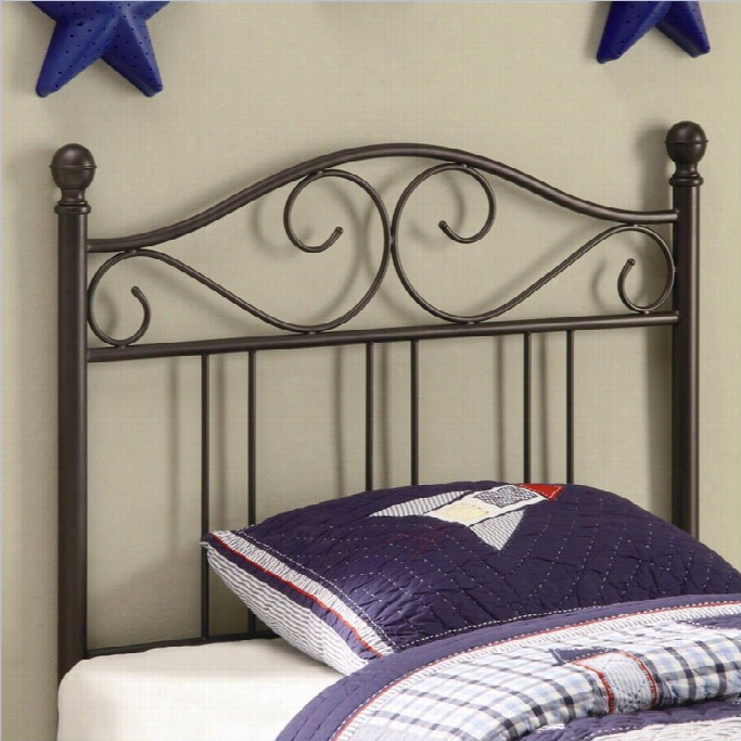 Coaster Youth Headboards Twin Metal Headboard In Brown