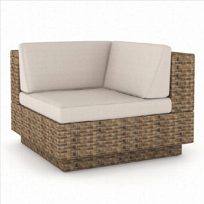 Corliving Ark Terrace L Seat In Saddle Strap Weave