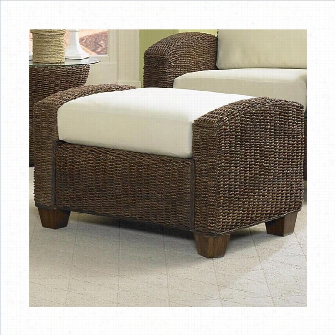 Home Tyles Furniture Cabana Bnana Rectangular Otgoman In Cocoa Finish