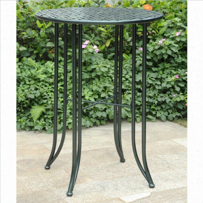 International Caravan Mandalay  Bar-height Patio Table In Vertigris