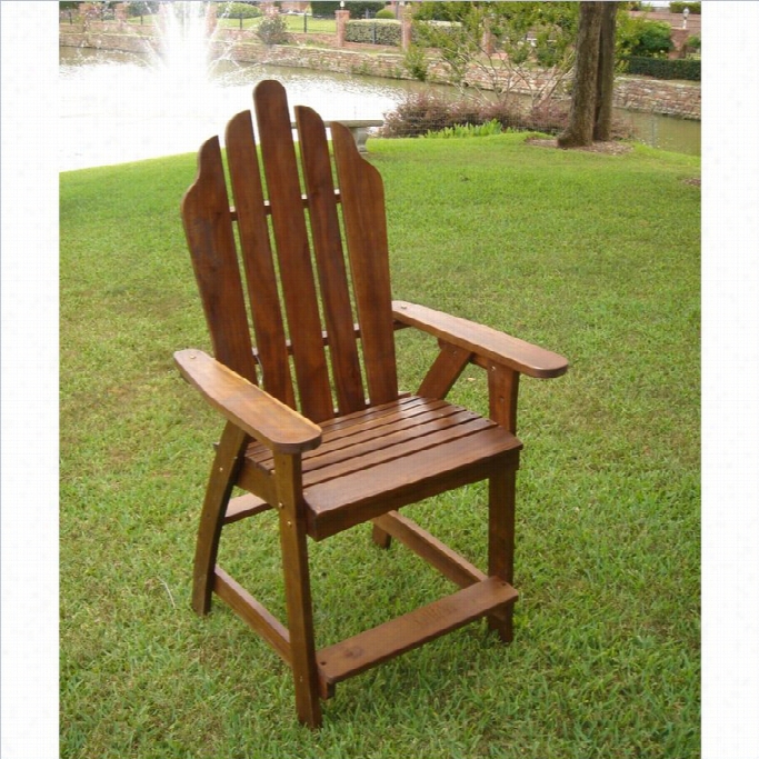 International Caravaan Palmdale Adirondack Patio Bar Chair (seto F 2)