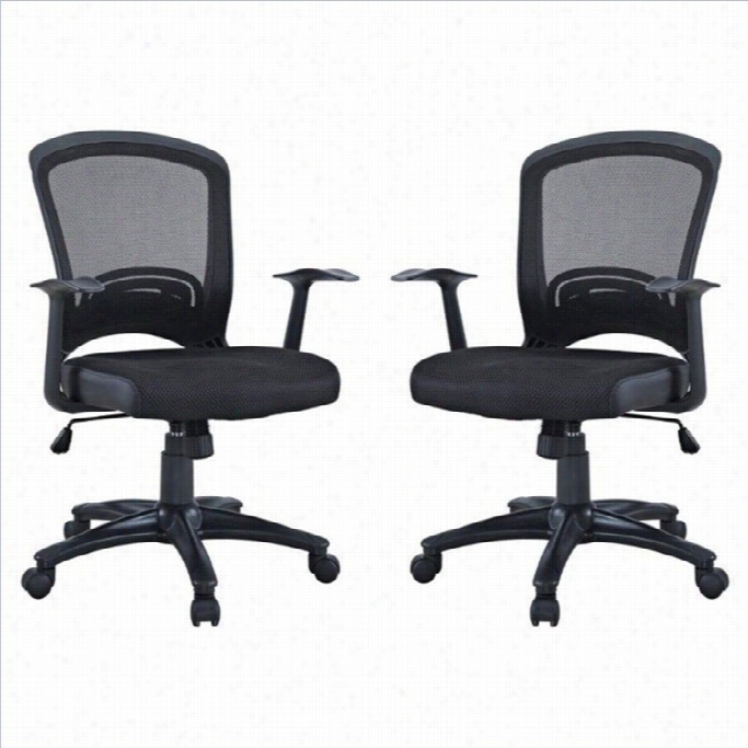 Manhattancomfort Gracie Classic Office Chair In Black (set Of 22)