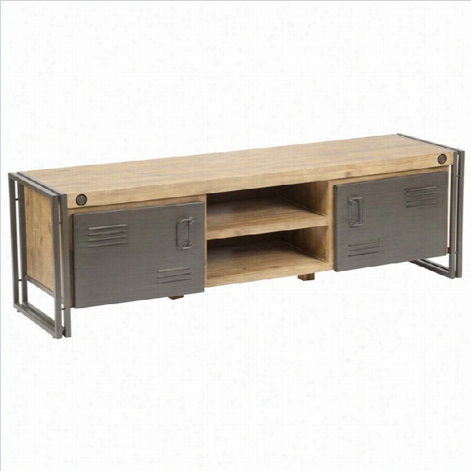 Moe's Brooklyn L Arge Tv Table In Dark Brown