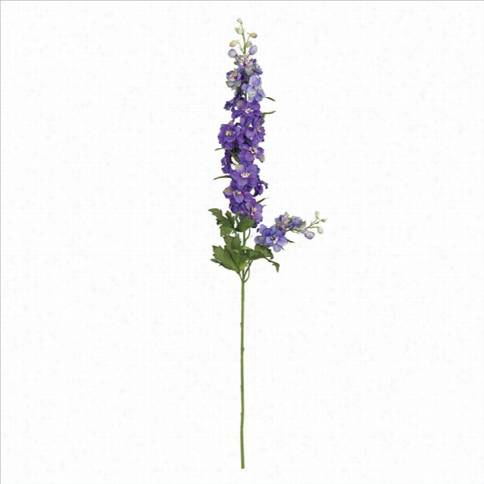 Nearly Natural 38.5 Delphinium Stem Inp Urple (set Fo 12)