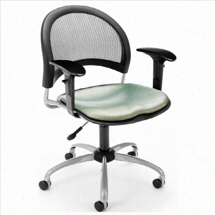 Ofm Moon Swive L Offce Chair With Arms In Laurel