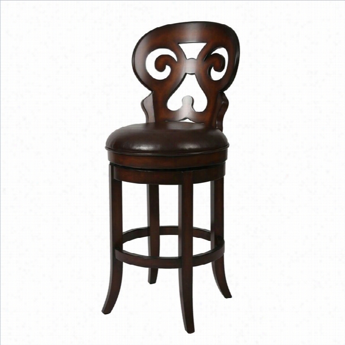 Pastle Furniture Hermsoa 30 Swivelbae Stool In Brown