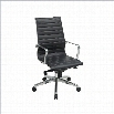 Office Star Deluxe Black Eco Leather High Back Managers Office Chair