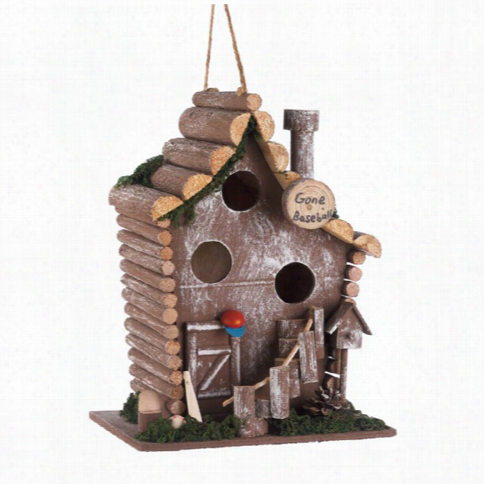 Zingz And Thingz Baseball Lover Birdhouse