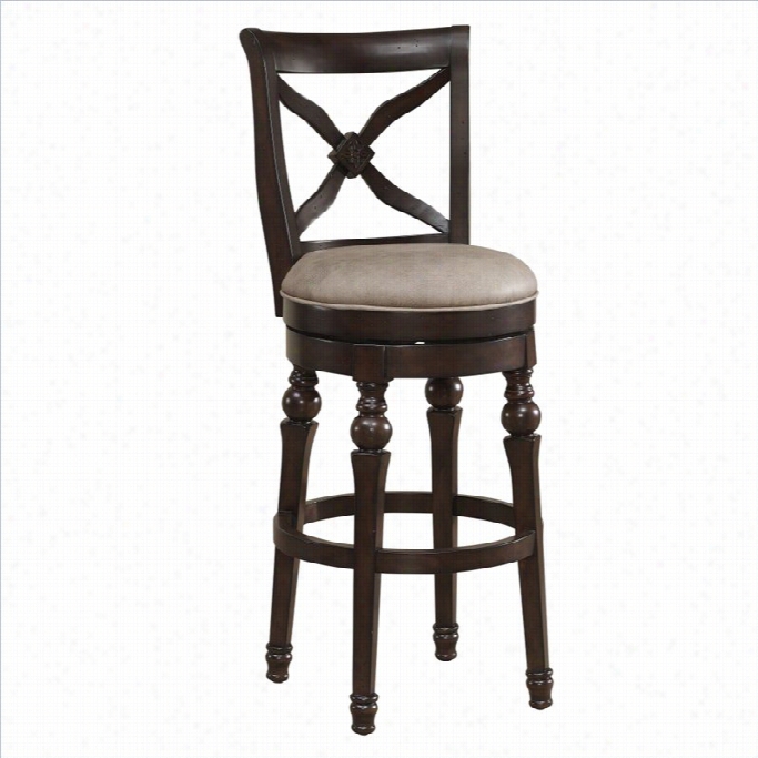 American Heritage Livingstonn 26 Countter Stool In Sierra And Camel