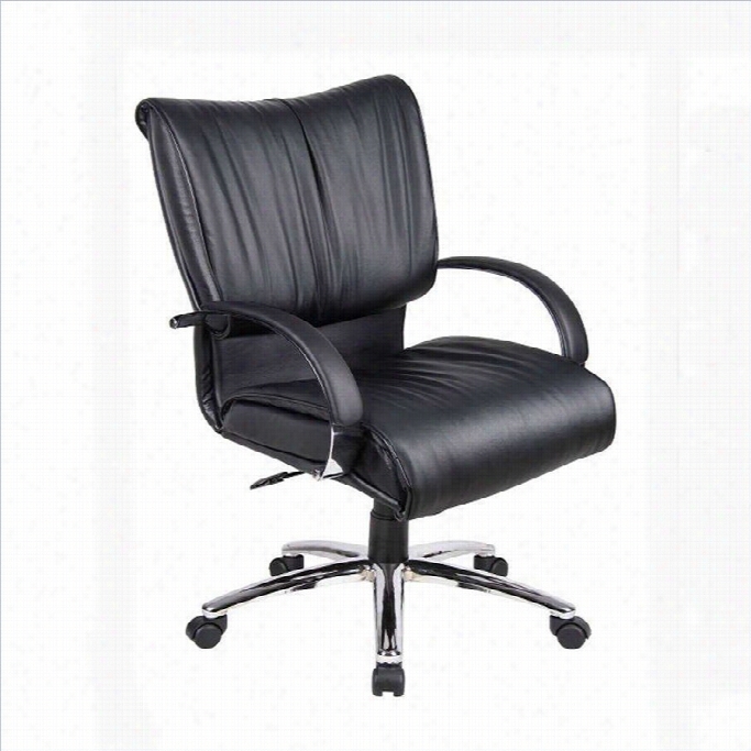 Boss Office Products Mid Back Chief Magistrate Office Chair In Black