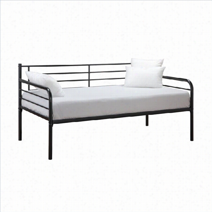 Dhp Metal Twin Daybed In Black
