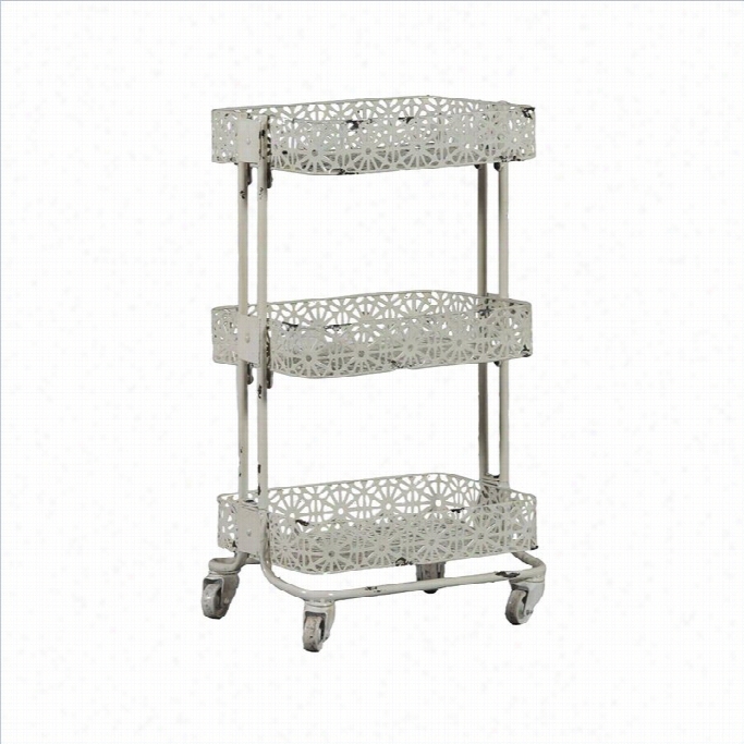 Linon Metal Three Tier Cart In Choice Part