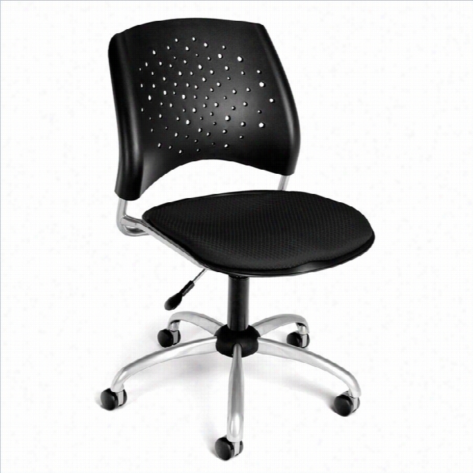 Ofm Star Swiivelofvice Chair In Black