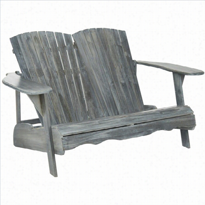 Safavieh Hantmo Acacia Bench In Aash Grey