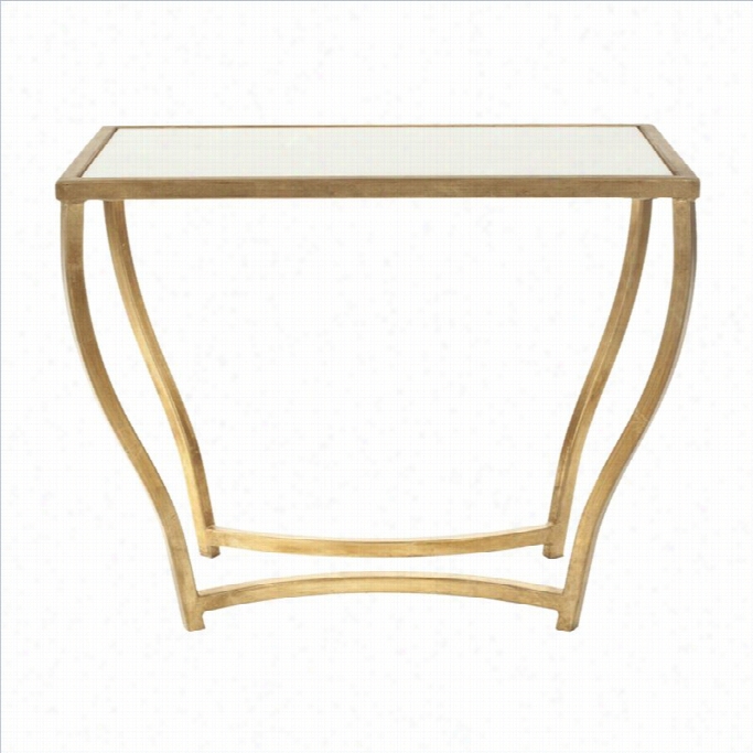 Safavieh Nancy Marble Accent Table In Wh Ite And Gld