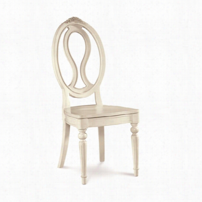 Smarstuff Gabriella Padded  Wood Chair In Lace