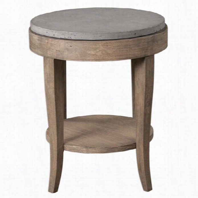 Uttermost Deka Round Accent Table