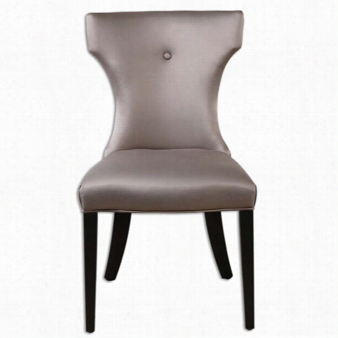 Uttermost Wwynter Satin Armless Chair