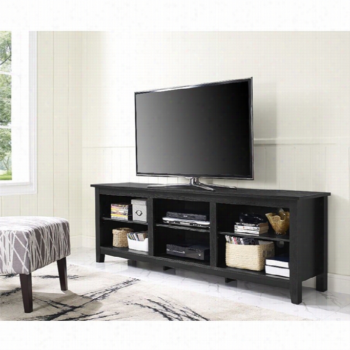 Walker Edison 70 Essentials Tv Stand In Mourning