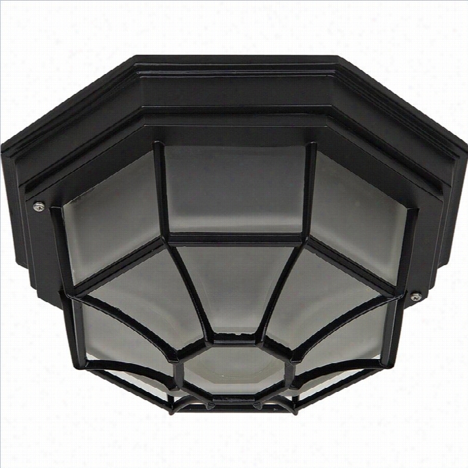 Yosemite Home Decor Serge 2 Lights Flush Mount In Oil Rubbed Bronze