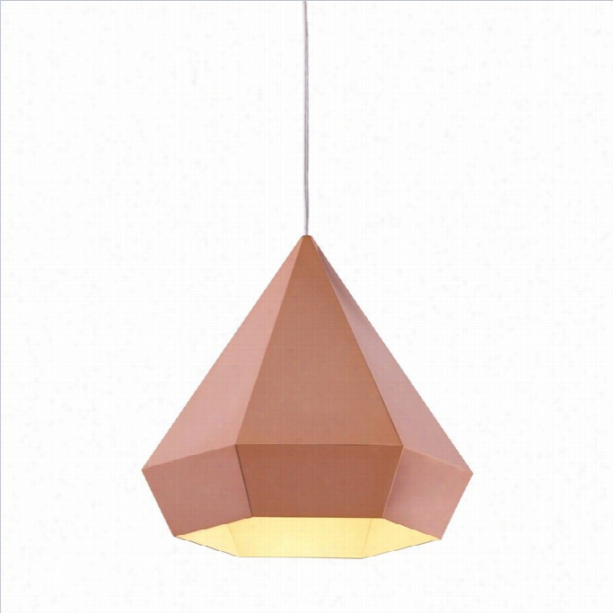 Zuo Forecast Ceiling Lamp In Rose Gold