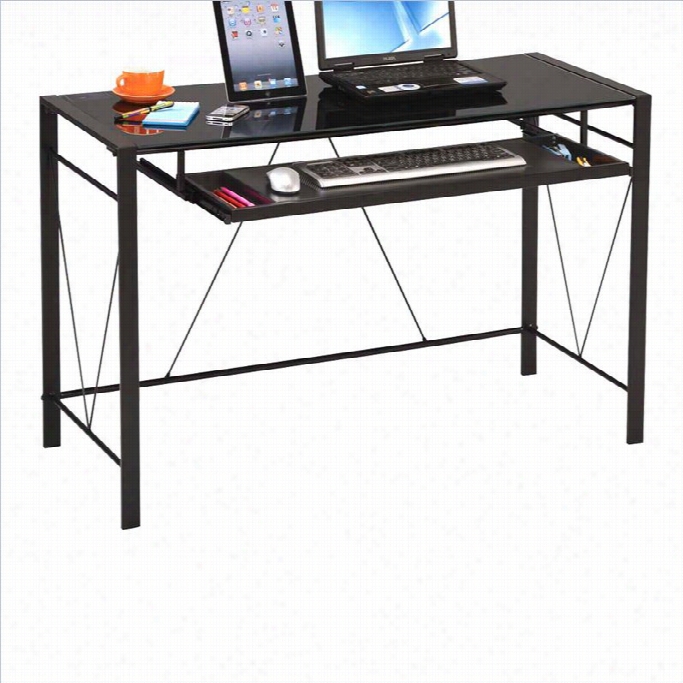 Summit Appendages Esta Computer Desk Inb Lack