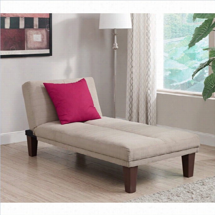 Ameriwood Dillan Chaise Lounge In Brown