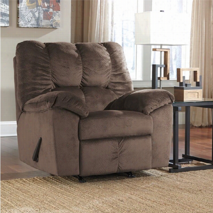 Ashley Julson Fabric Rocker Recliner In Cafe