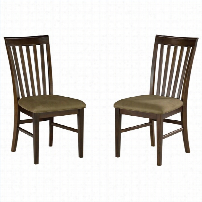 Atlantic Furniture Mission Dining Chair N Antique Walnut (set Of 2)