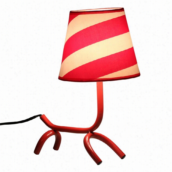 Lumisource Woof Lamp In Red And White