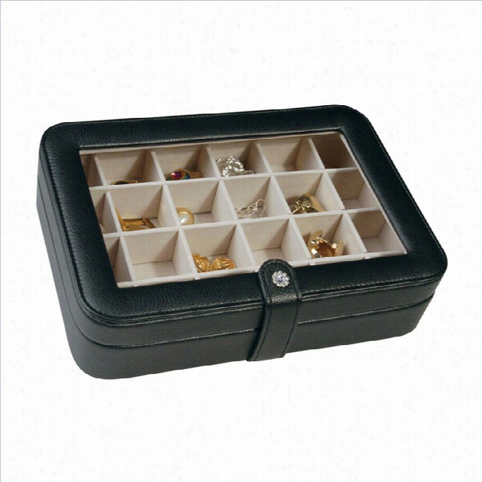 Mele And C0. Elaine Jewelry Box In Black