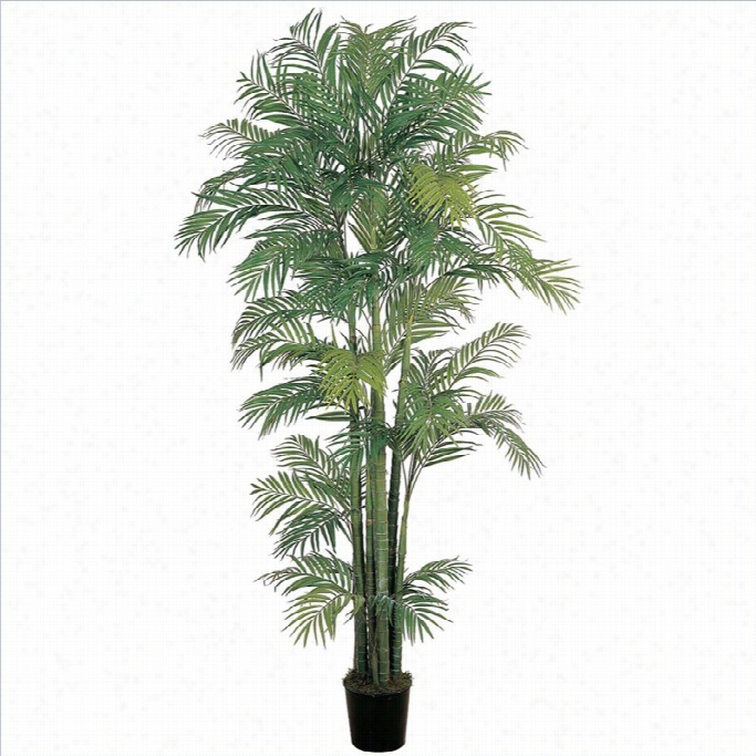 Nearly Natural 7' Areca Silk Pal Tree In Green