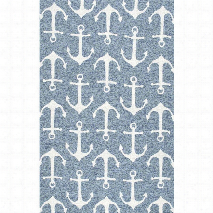 Nuloom 5' X 8' Hand  Bent Despina Area Rug In Dark Blue