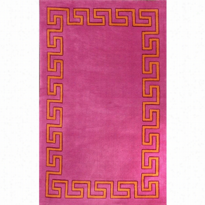 Nuloom 5' X 8' Machine Tufted Hanz Faux Area Rug In Pink
