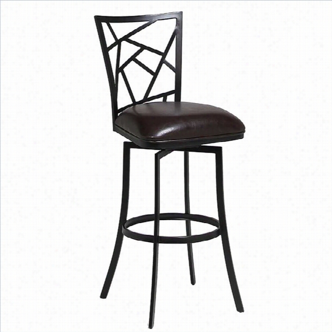 Pastel Furniture Homestead 27.25 Swivel Bar Stool In Phantom-26 Countr Elevation