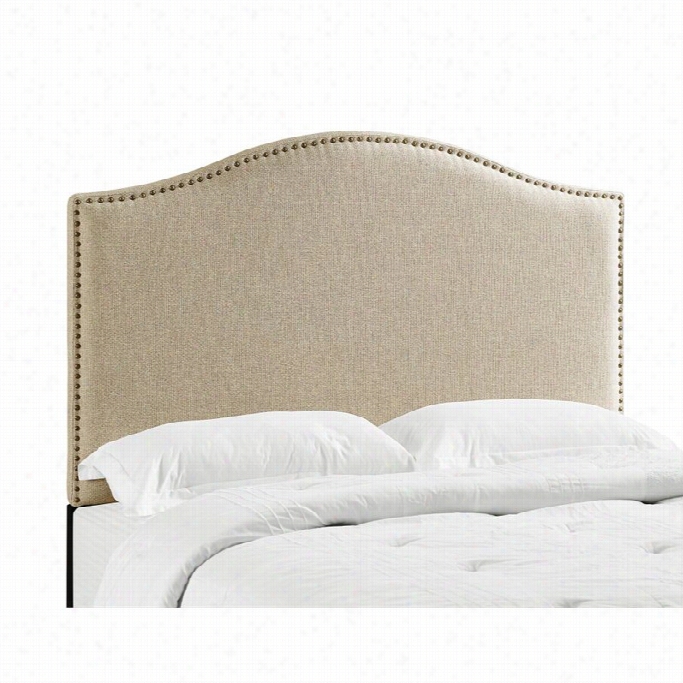 Pri Panel Headboard Full-queen In Tan