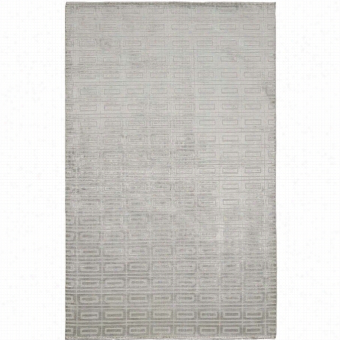 Safavi Eh Mirage Silver Contemporary Rug - 6' X 9'