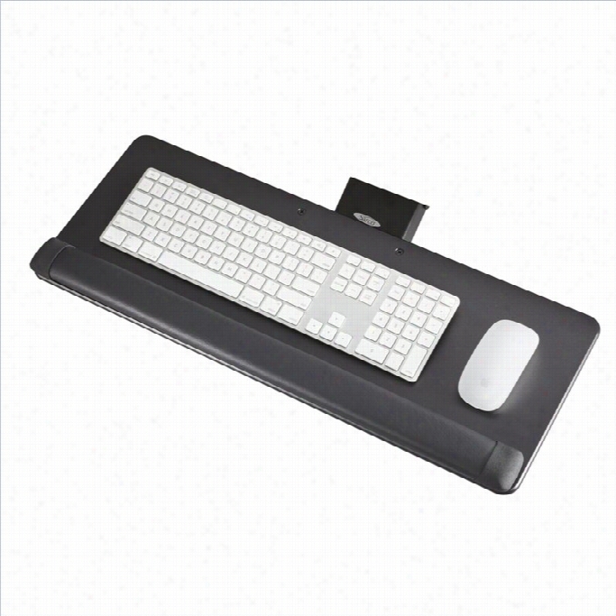 Safco Knob-adjust Keyboard Platform In Black