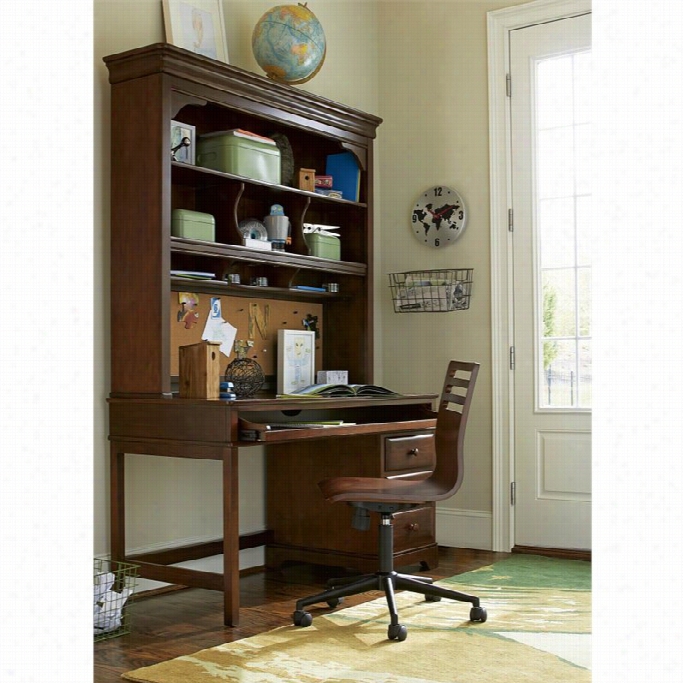 Smartstuff Clsssics 4.0 Desk And Hutch In First-rate Cherry