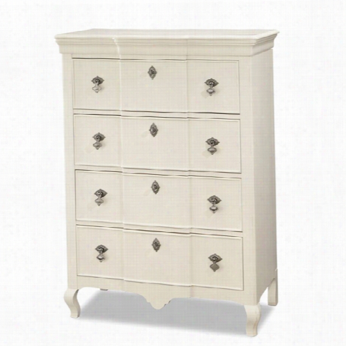 Smartstuff Genevieve 4 Drawer Chhest In French White