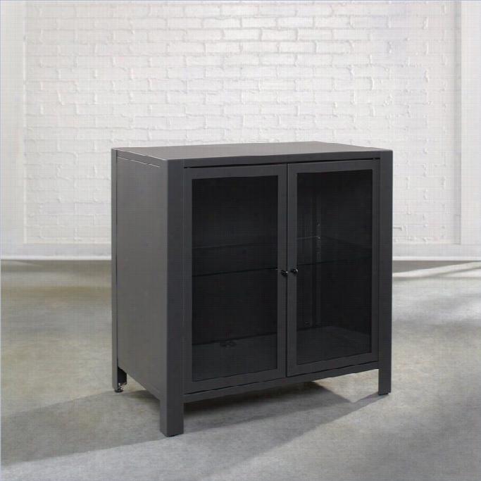 Studio Rta Soft Modern Tv Stand In Charcoal Gray
