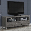 Monarch TV Console in Dark Taupe with Drawers