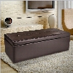 Trent Home Amy Storage Ottoman in Brown