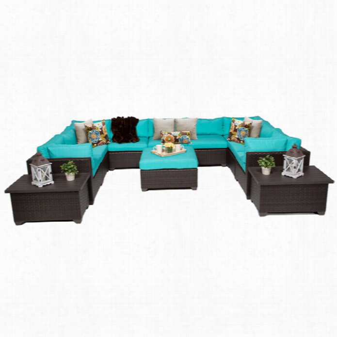 Tkc Belle 12 Piece Outdoor Wicker Sofa Set Inn Aruba