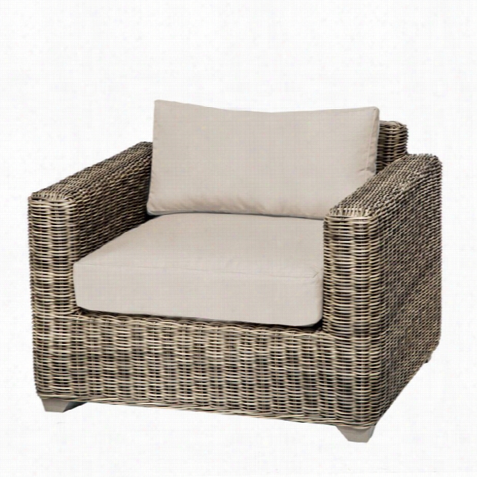 Tkc Cape Cod Outdoor Wicker Club Chair Ib Beige