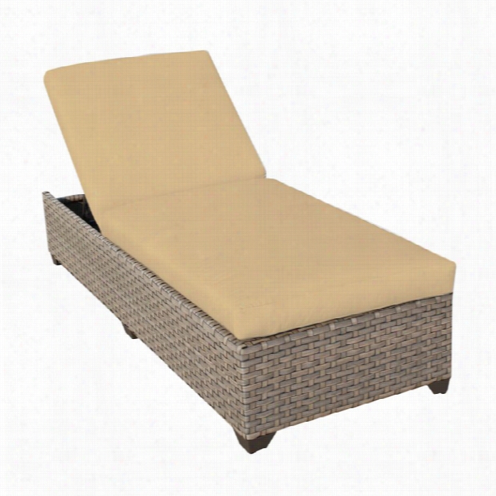 Tkc Montterey Wicker Patio Lounges In Sesame